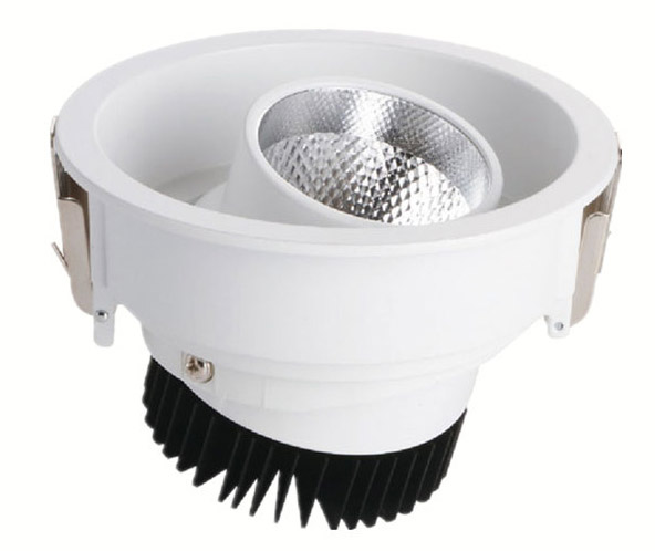 4.5in 12/18W, 5.71in 30WLED COB Ceiling Light - Flush Mount LED Downlight-1600LM-24°Light speed angle 4.5in 12/18W, 5.71in 30WLED COB Ceiling Light - Flush Mount LED Downlight-1600LM-24°Light speed angle